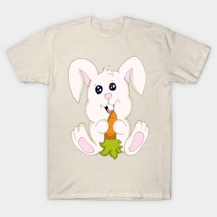 Cute Bunny With Carrot T-Shirt